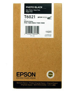 EPSON Photo BLACK  INK 110 ml SP 7880/9880/7800/9800 - T6021