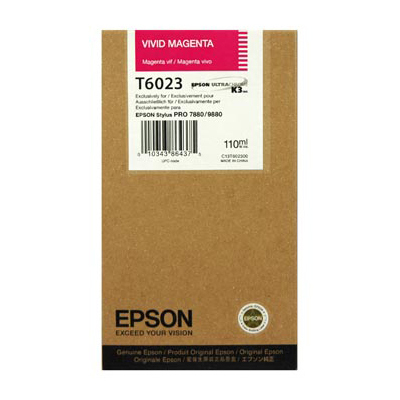 EPSON VIVID MAGENTA INK 110 ml SP 7880/9880/7800/9800 - T6021