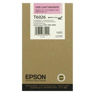 EPSON LIGHT VIVID MAGENTA INK 110 ml SP 7880/9880/7800/9800 - T6021