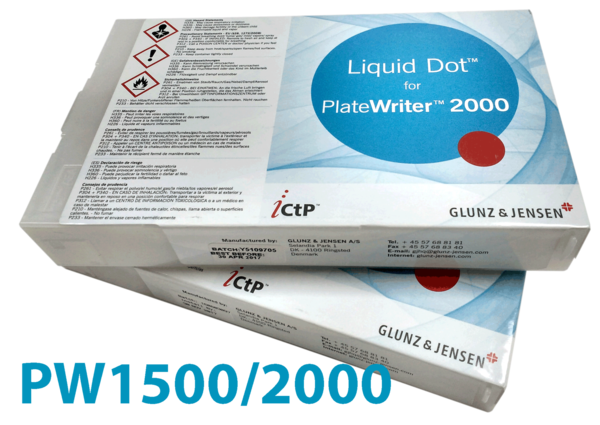 Cartuchos Liquid Dot 2 x 110 ml. para PlateWriter 1500 / 2000