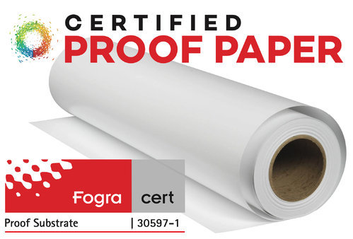 PP205 Proof Paper Semiglossy 205 g/m2.  17" (43,2 cm) x 30 m.